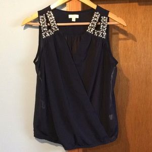 Blue Sheer Jewel Tank